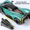 1:24 Scale Valkyrie Revuelto Sports Car Model Toy Diecast Alloy Light Music Supercar Shock Absorption Vehicle Models Kids Gifts