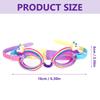 Children's Swimming Goggles Kids Swim Goggle Anti Fog Cartoon Design Safe Eyes Skin Clear View Portable Waterproof