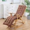 Portable Thickened Recliner Cushion: Solid Wood Folding Sofa for Adult Naps and Relaxation