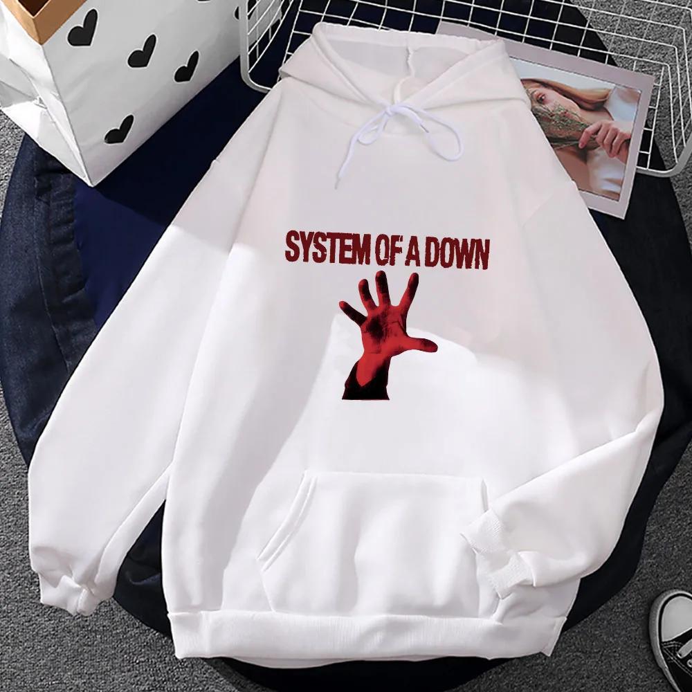 System ofA Down Hoody Men Vintage Sweatshirt Heavy Mental Band Clothes Street Sweatwear Autumn Fleece Casual Hoodie