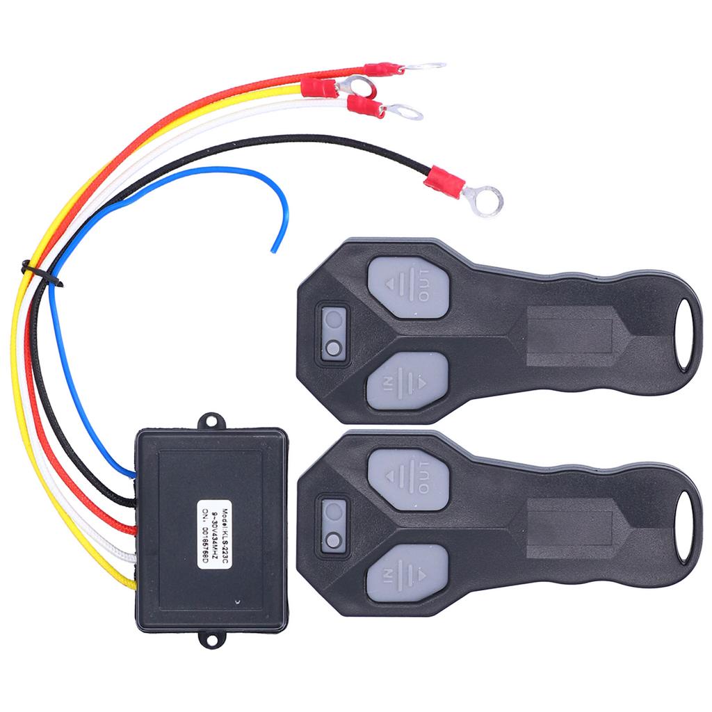 2pcs Wireless Winch Remote Control 12V Electric Replacement for Jeep ATV Truck Universal