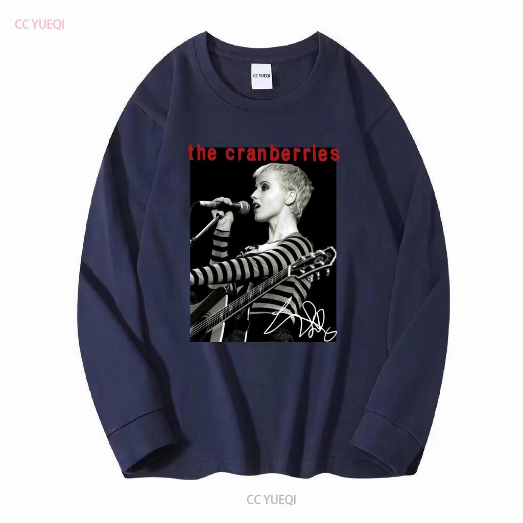 Gorąca Dolores O Riordan The Cranberries Bawełna Męska Wszystkie Rozmiary Koszulka 1N2837 z długim lub krótkim rękawem vintage Prana homme Oddychająca