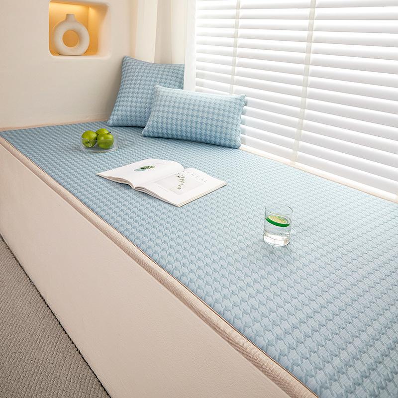 Summer Cool Doudou Bay Window Mat Window Sill Mat  New Balcony Mat Non-Slip Cold Window Sill Protective Mat