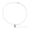 Small Leaf Necklace Women'S Light Luxury High-End Simple, Fresh And Natural Versatile Micro-Inlaid Zircon Pendant With Jewelry