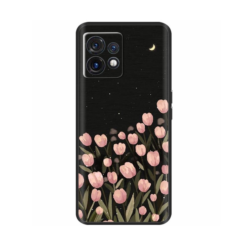 For Motorola Edge 40 Pro Phone Case Lovely Heart Soft Liquid Silicone Back Cover For Motorola Edge 40 Edge40 Neo Fundas Shells