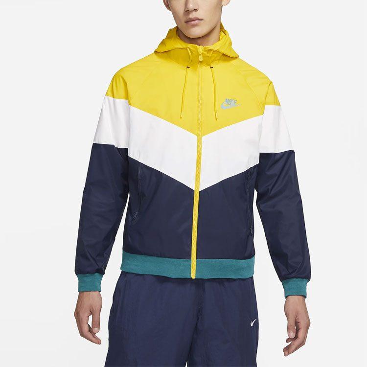 Nike Chaquetas para Hombre Amarillo Velocidad con Capucha Moderada Otras DC4113-714