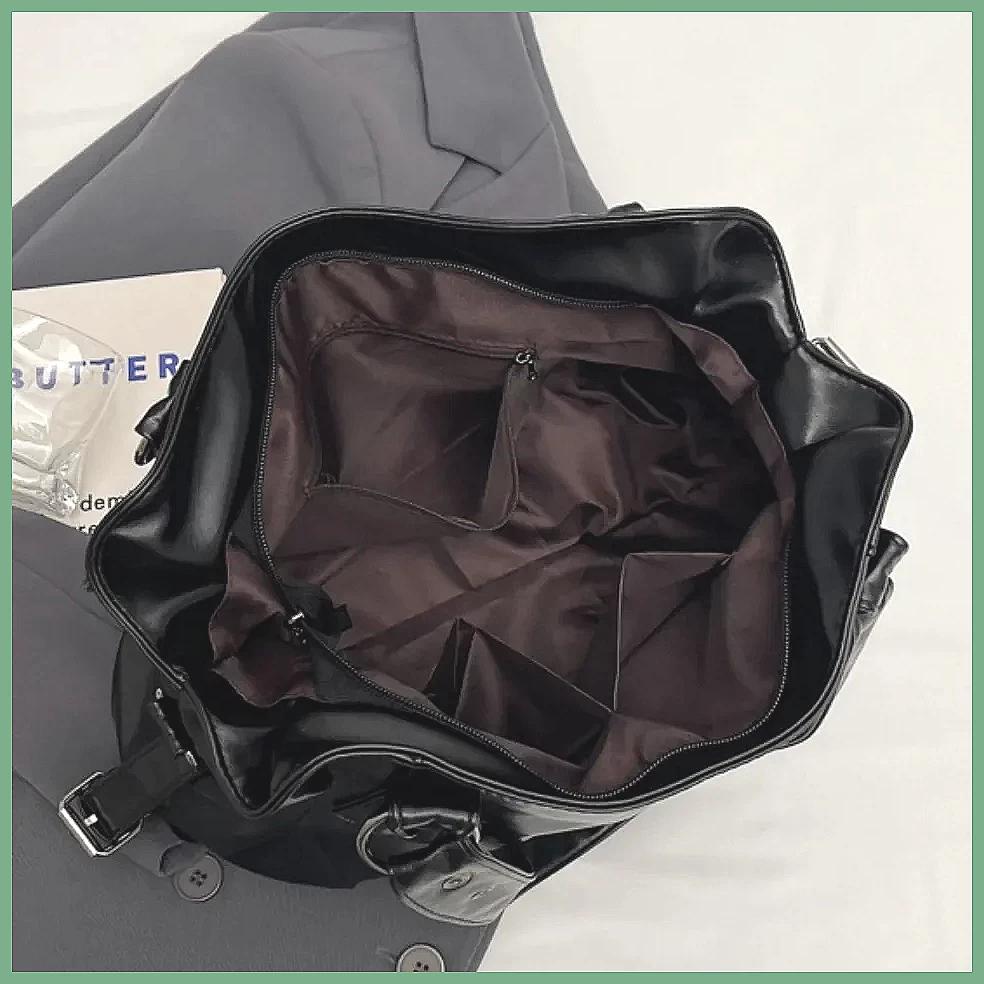 Retro Große Kapazität PU Schultertasche für Damen, Klassische Unifarbene Crossbody-Tragetasche mit geräumigem Design