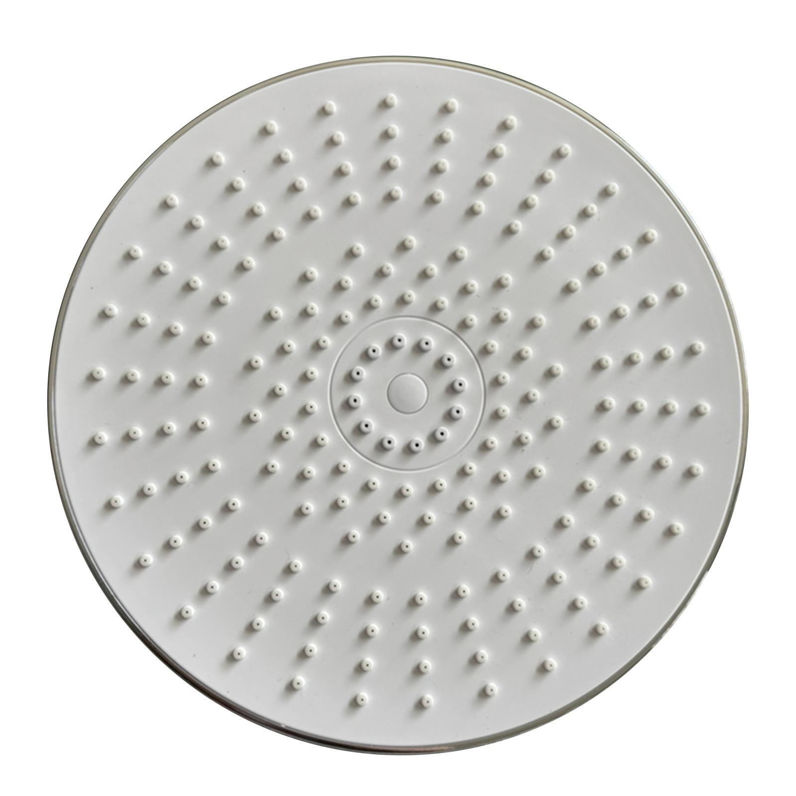 

9 Inch Silver Rainfall Shower Head 360 Degree Adjustable High Pressure Bathroom Shower Top Sprayer A