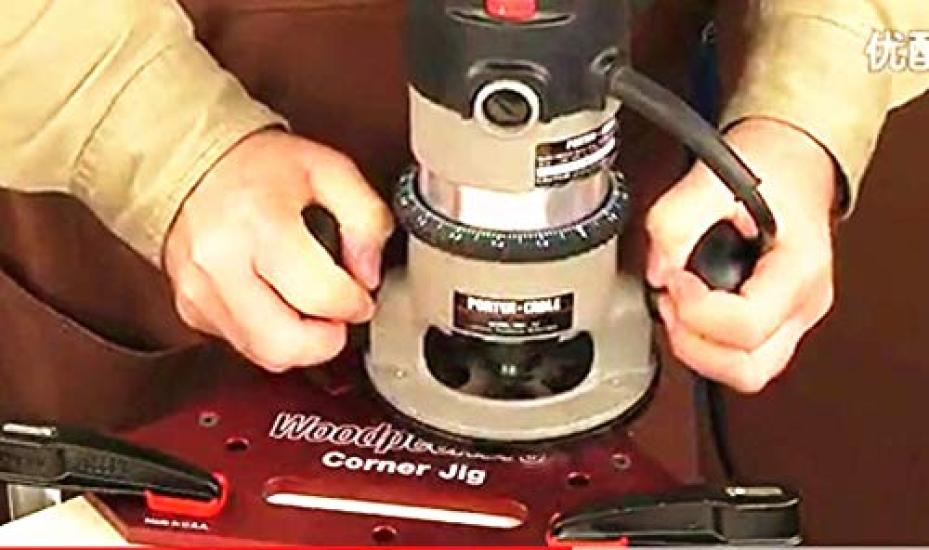 CarAngels Corner Jig Woodpecker Angle Jig for Router Table Machining Woodworking Tool Kit, Trimmers, Bits, R/T Template, (12, Red)