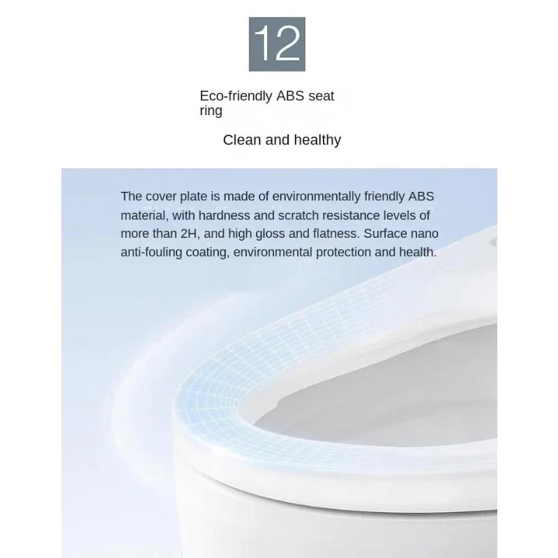 Smart Automatic Bidet Toilet Seat with Heating Function - Universal Fit for U-Shaped & D-Shaped Toilets