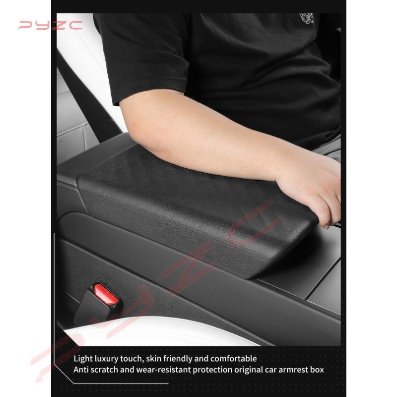For Tesla Model 3 Highland Armrest Box Protective Cover Central Control Armrest TPE Protector Mat 2024 Car Interior Accessories