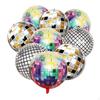 Disco Ball Balloons Shiny for Christmas Bachelorette Party Decorations 9pcs