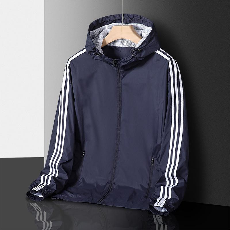 Men's Couple Hooded Jacket Spring Breathable Windbreaker Fashionable Men's Women's