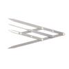 Eyebrow Golden Ratio Caliper Precise Location Foldable Stainless Steel Eyebrow Measuring Tool Silver Eyebrow Golden