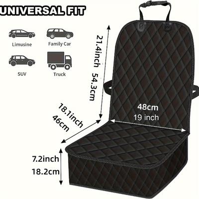 1PC Non Slip Dog Car Seat Cover Front Passenger Pet Protector Scratch Resistant Waterproof Fit Cars SUVs Trucks Universal
