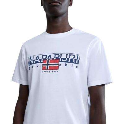 Volné Pánské Tričko Letní NAPAPIJRI Tričko s Potiskem Retro Móda Neformální Cool Design Krátký Rukáv Bavlna Tričko