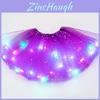 Star Light Led Tutu Skirt For Adults With Glitter Mesh Fabric And Geometric Pattern Perfect For Parties