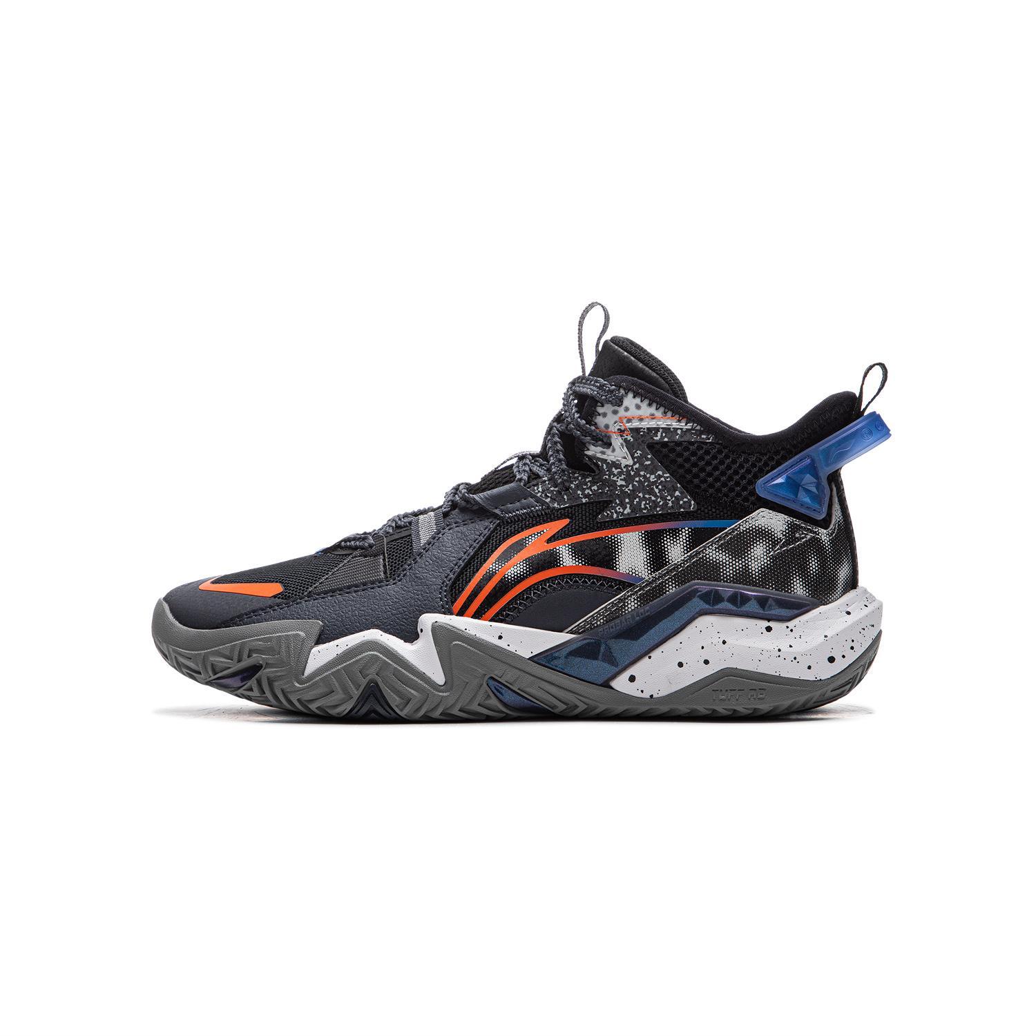 

Li Ning Детская баскетбольная серия Удобные Нескользящие Износостойкие Амортизирующие Баскетбольные кроссовки средней высоты Детские баскетбольные кроссовки Черные YKBU090-1 37