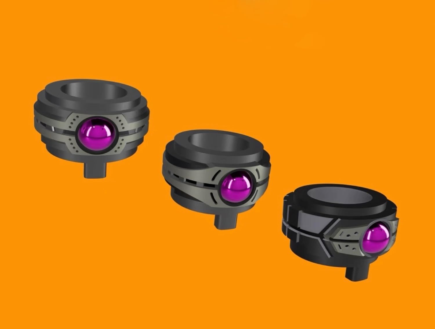 

HGUC MS Modification Monoeye Detail-Up Parts, 3D Printer PLA Made (HG 1/144 High Mobility Type Zaku, Ground Use, D-15, 6 Pieces)