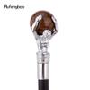 White Man Hold Ball White Walking Cane Fashion Decorative Walking Stick Gentleman Elegant Cosplay Cane Crosier 93cm
