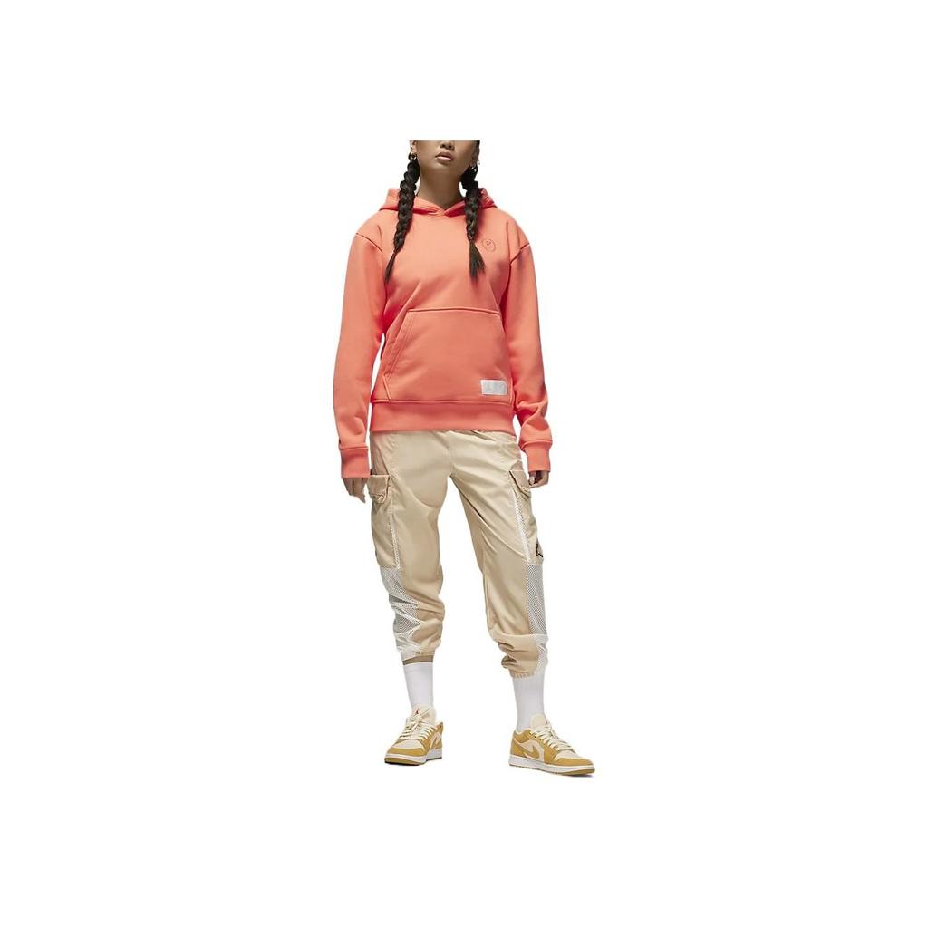 Jordan Pattern Printed Hoodie Women Hoodies Orange DR1896-680