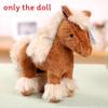 Animal Plush Realistic Pony Toy With Pp Cotton Suitable For Kids Holiday Gifts