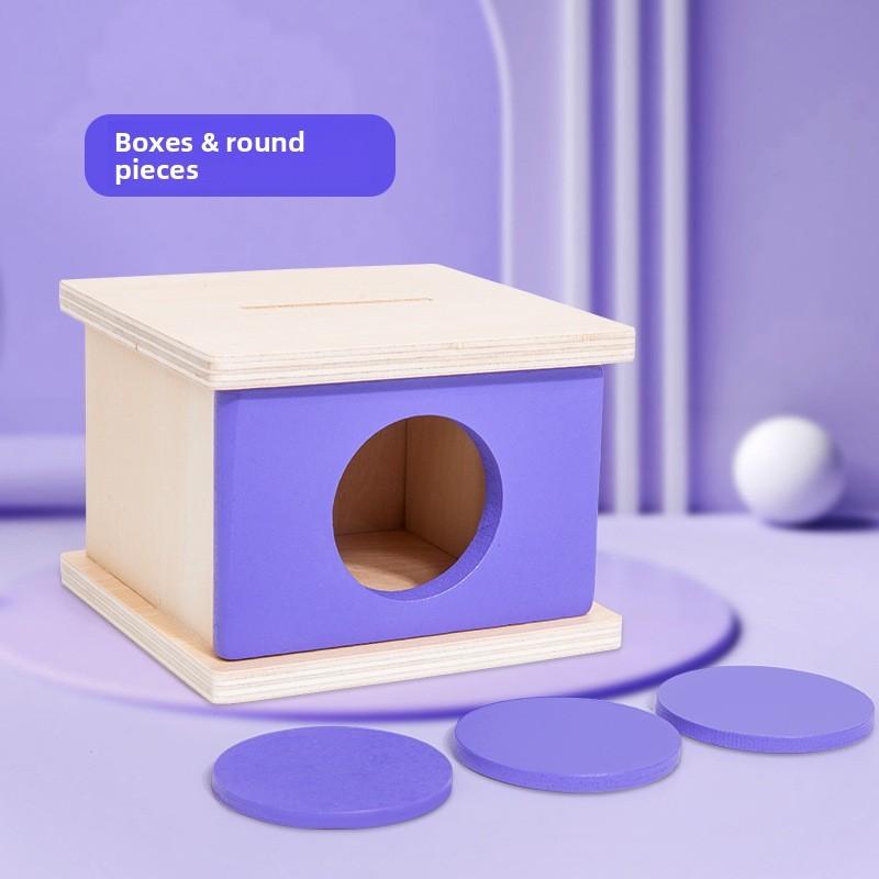 Wooden Childrens Educational Shape Matching Blocks With Colors For Early Learning And Handeye Coordination