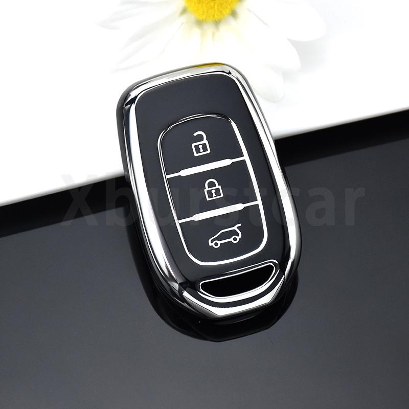 2/3 Button Fob Shell Holder TPU Car Key Cover Case for Renault Kwid Traffic Symbol for Dacia Sandero Logan Duster 2016 2017 2018