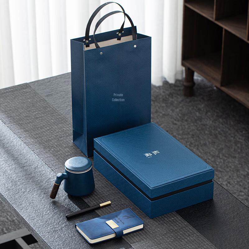 Chaxun Chinese Ceramic Tea Set & Notebook Gift Box