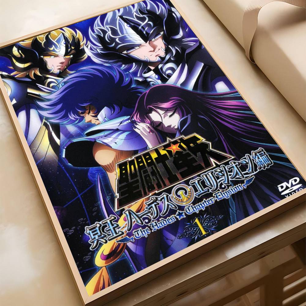 Saint Seiya The Hades Chapter - Inferno Trilogy DVD Cover Poster Bedroom Bedside Wall Decor Living Room Entrance Mural