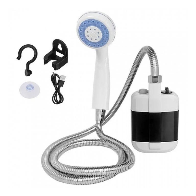 Portable Outdoor Bathing Artifact USB Rechargeable Shower Electric Outlet Shower Pump Camping Hiking Outdoor Tools