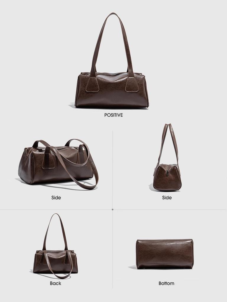 2026 Women's Spring/Summer Korean Baguette Bag: Versatile Retro Shoulder Bag for Casual Commute