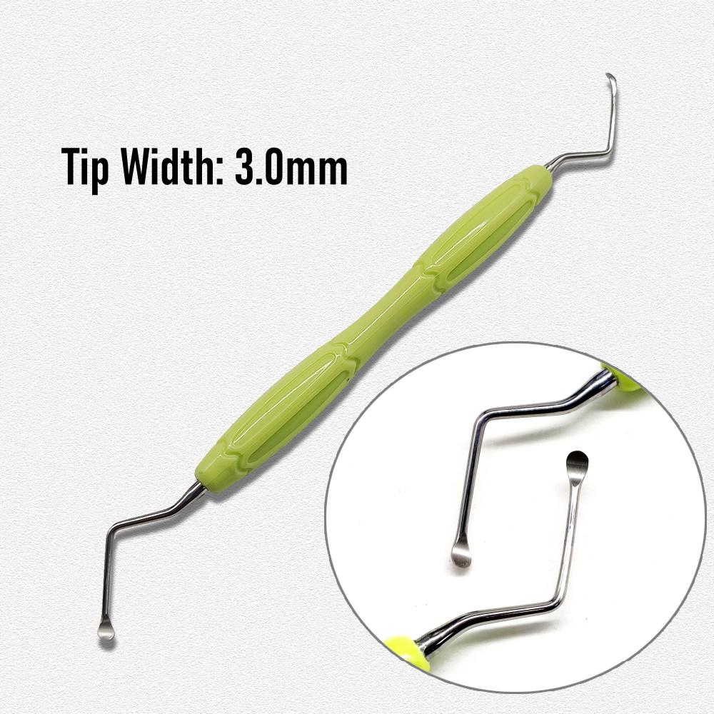 High Quality Handle Dental Scaler Spoon Tooth Cleaning Excavator Restorative Instruments Spoon Tool High Quality Long Tip