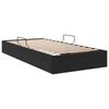 Ottoman Bed Frame with Storage Black 90 x 190 cm Velvet