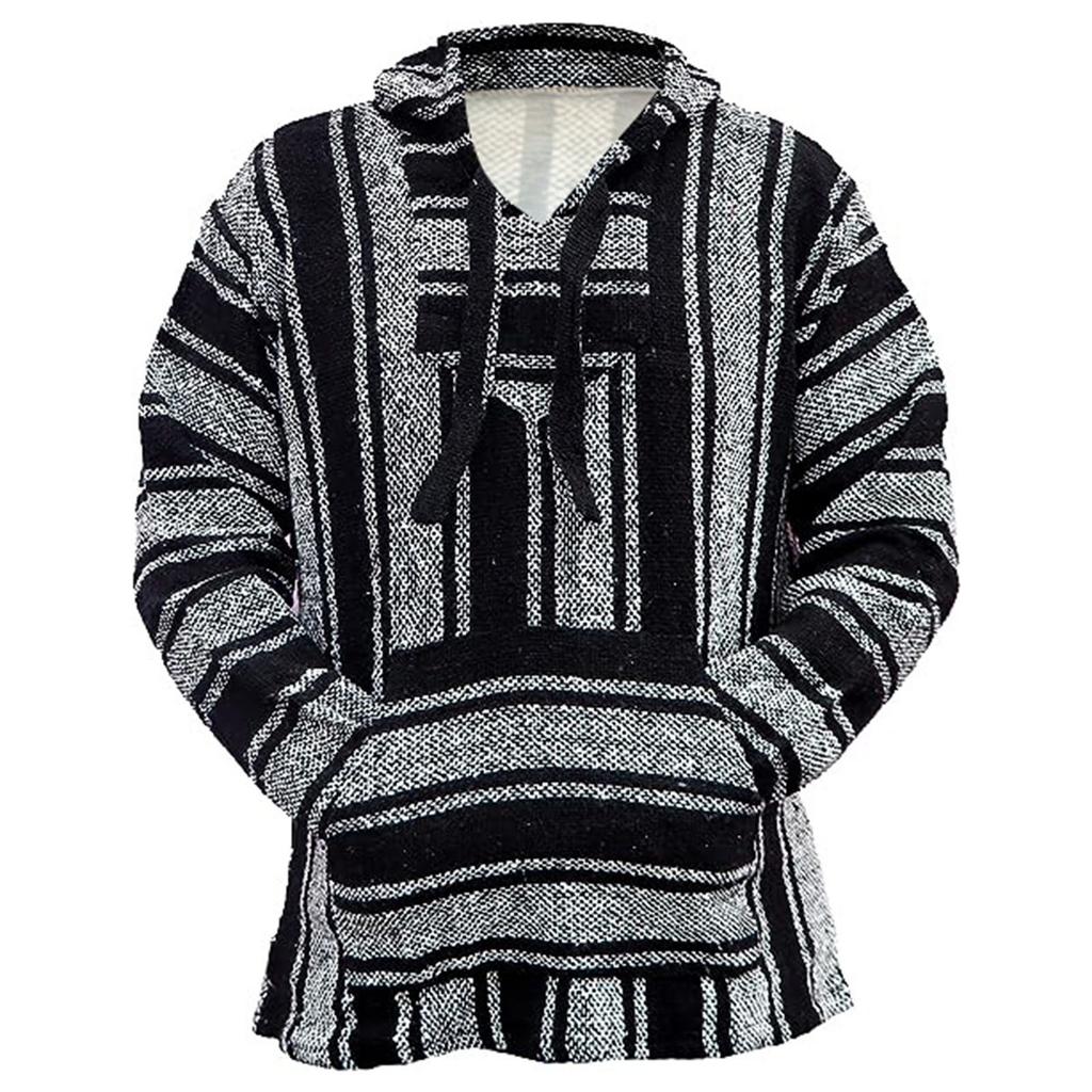 Men's  Tribal Style  Comfort  Hooded Hood  Long Sleeves  Hoodie