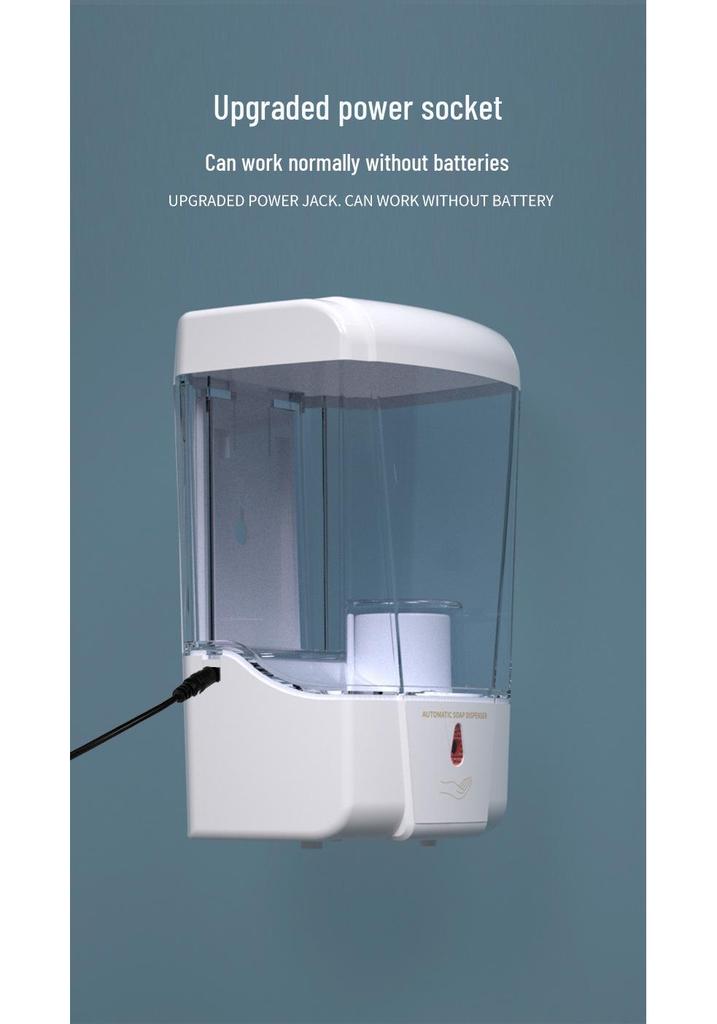 Wall-Mounted Automatic Induction Soap Dispenser - Large Capacity, Contactless Hand Sanitizer Machine for Bathrooms