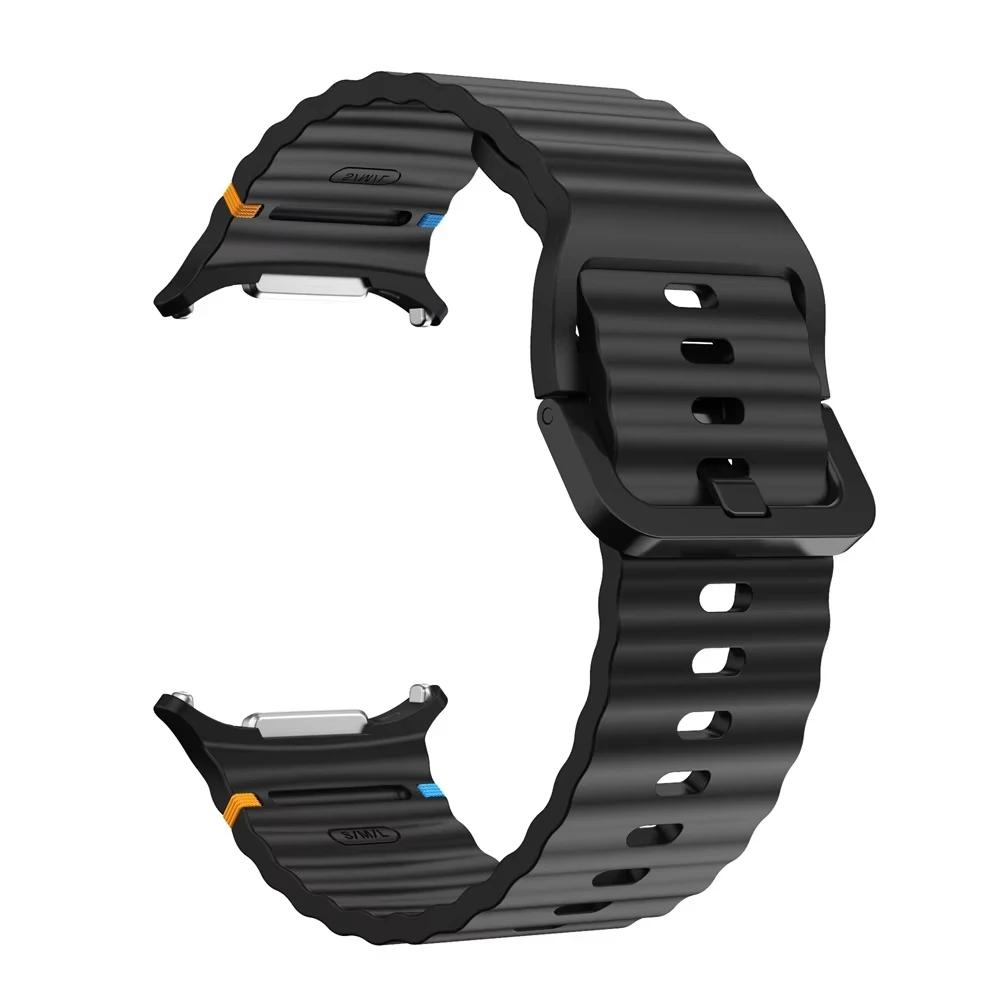 Band for Samsung Galaxy watch Ultra 47mm Accessories wrist belt Original Silicone sport bracelet correa Galaxy watch Ultra Strap