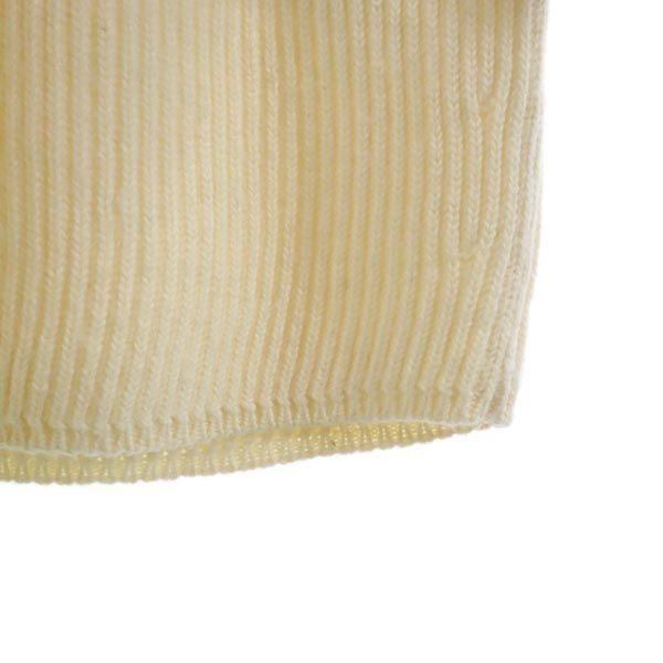 MAX&CO Long sleeve knit one piece M White system Back zip Women Used