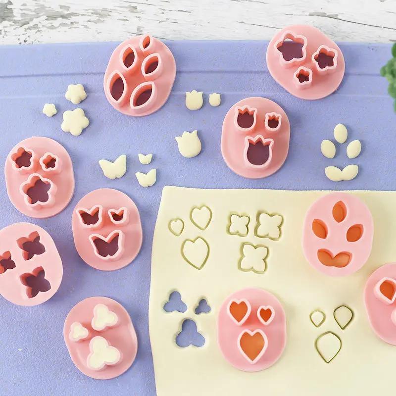 Floral Baking Pastry & Earring Molds - DIY Handmade Jewelry Tools for Crafting Ideal for Decorative Pendants Charms & Decoration