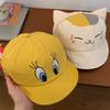 Bestickte Cartoon Niedliche Baseballkappe Damen Koreanischer Stil Outdoor Schirmmützen Y2K Cartoon Kreatives Design Kawaii Hut