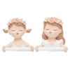 1PC Fairy Tissue Holder Long Hair Fairy Long Hair Lovely Girl Toilet Tissue Holder Bathroom Light Luxury Decoration Accessories