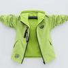 Boys Autumn Winter Warm Windproof Waterproof Jacket Lining Thickened 2 Sides Wear Jacket