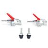 2 Set Push Pull Toggle Clamp Quick Positioning Hand Tool Home Decoration Accessories
