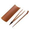 Carbonized Bamboo Tea Set Suit Delicate Tea Clip Teaspoon Needle Spoon Pliers Tea Ceremony Tool Accessories
