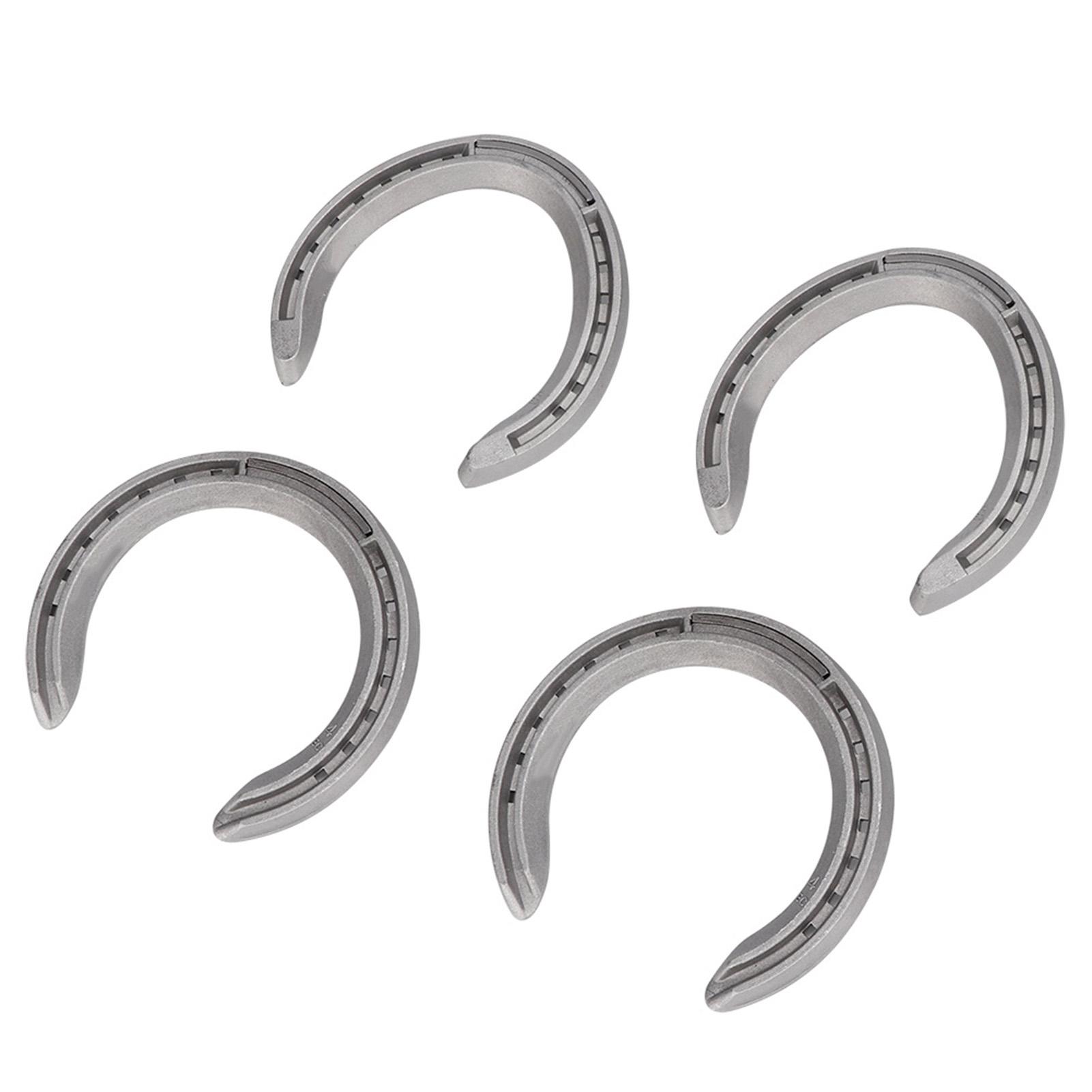 

4Pcs Type 4 /Type 5 /Type 6 Aluminium Alloy Horseshoe Kit Horse Riding Tool Equipment Accessories For horseshoe palms