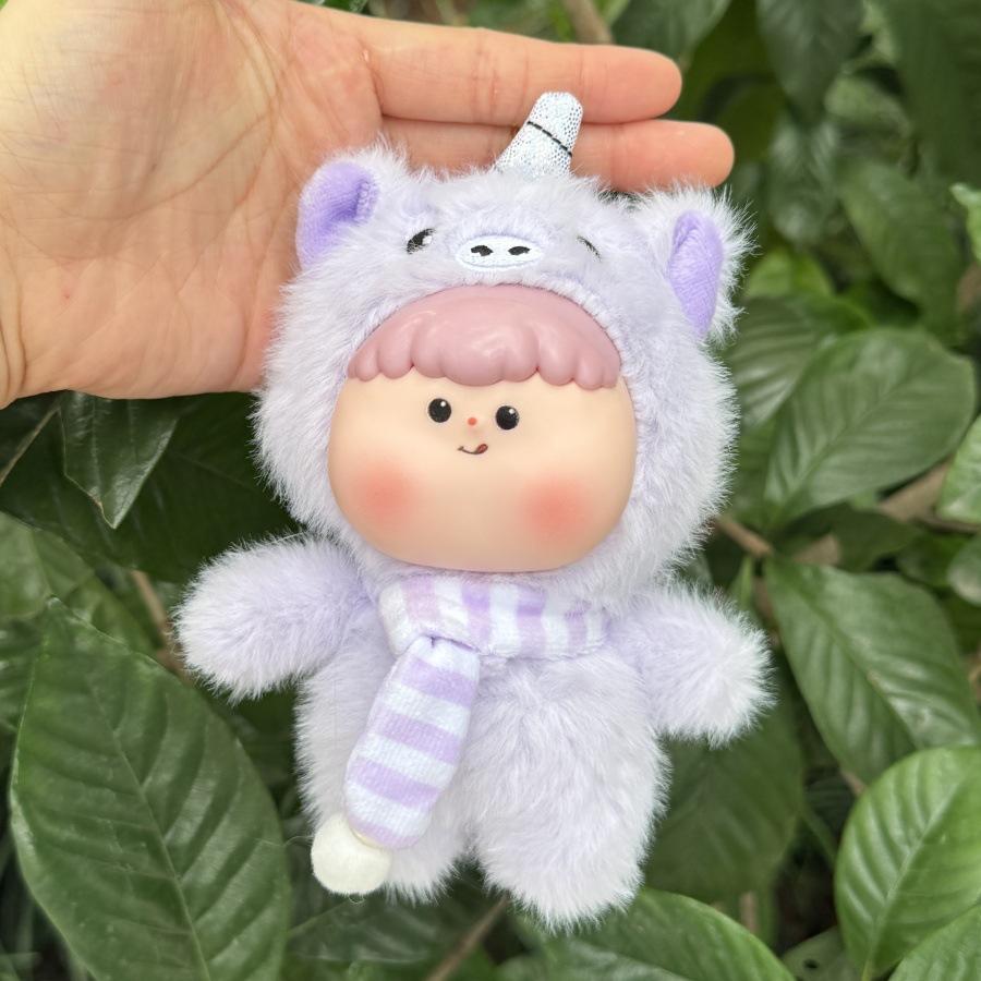 Super Cute Vinyl Fruit Cub Cute Pet Plush Doll Pendant Bag Keychain Pendant