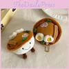 Noodle Cute Egg Cartoon Plush Hanging Toy Keychain Pendant Kids Travel Bag Decor
