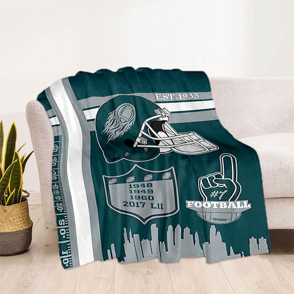Eagle Sports Philadelphia Spirit Blankets are suitable for living rooms, bedrooms, camping, and other places, making them an ideal choice for gifts.