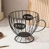Stylish Modern Coffee Organizer Rack Parctical Coffee Holder Storage Rack Organizer Stand Durable Display Shelf Basket
