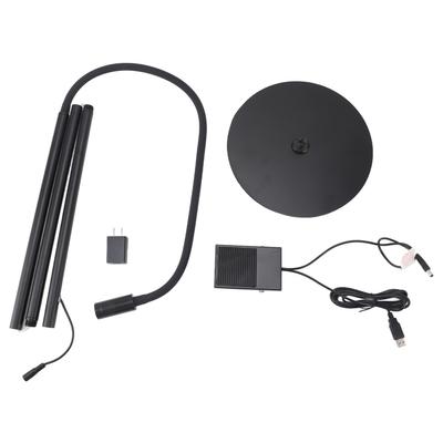 Lampa do przedłużania rzęs 5W, elastyczna gęsia szyja, przełącznik nożny, lampa LED do utwardzania rzęs